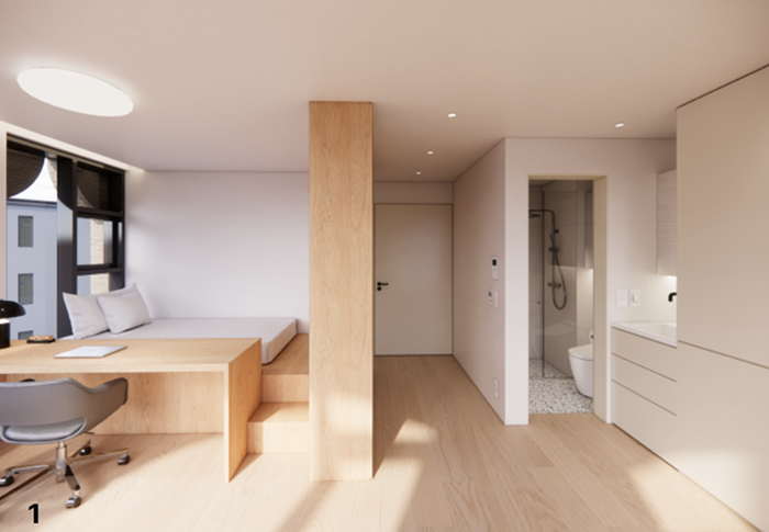 유닛 C 내부 투시 1