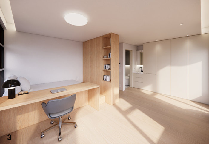 유닛 C 내부 투시 3