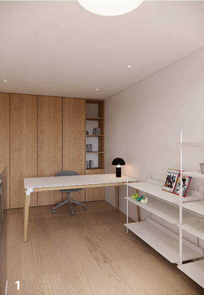 유닛 D 2층 내부 투시 1