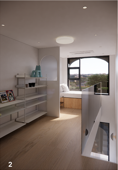 유닛 D 2층 내부 투시 2